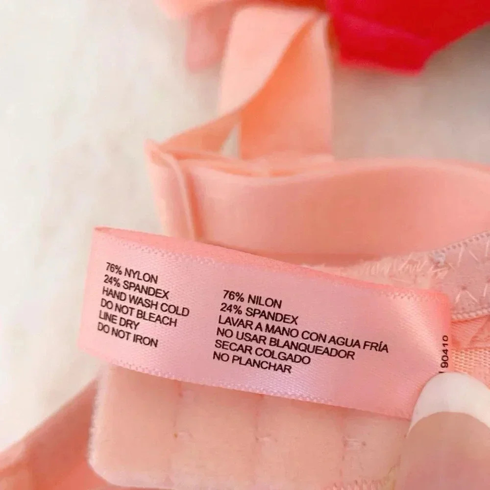 Juicy Couture Bra Sexy Push Up Pink Black 3 Bras Set size 34B NWT - Picture 8 of 9